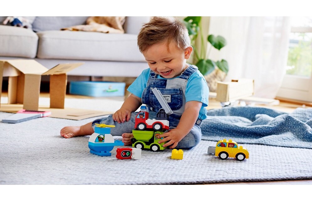 LEGO Duplo Moje pierwsze samochodziki 10886 kreatywna zabawa duże klocki 