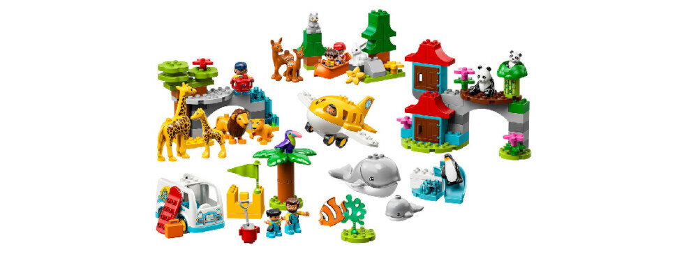 LEGO Duplo Zwierzęta świata 10907 zabawa świat zwierząt