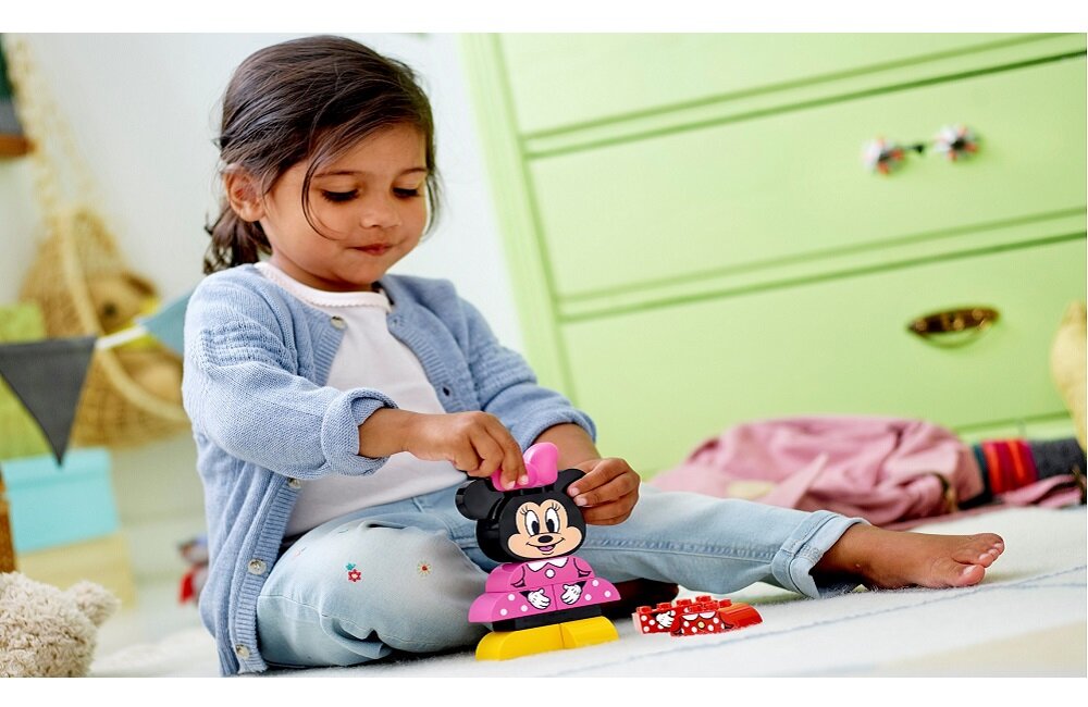 LEGO Duplo Moja pierwsza Myszka Minnie 10897 kreatywna zabawa Ergonomiczny kształt klocków