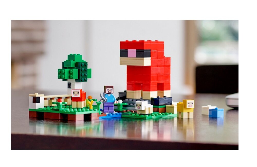 LEGO Minecraft Hodowla owiec 21153 kreatywna zabawa klocki rozwój dziecka