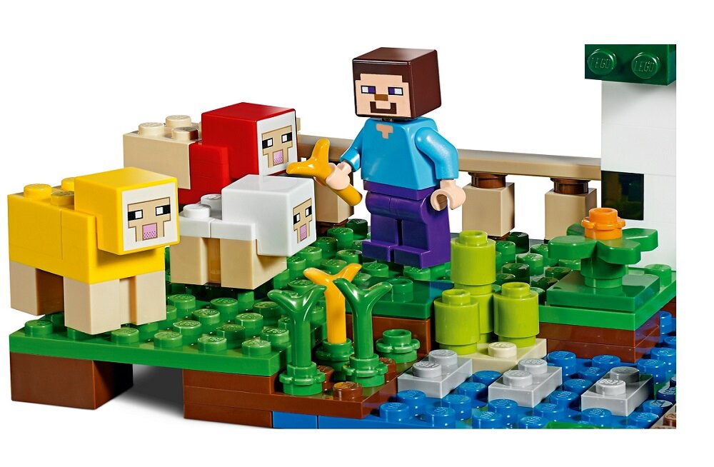 LEGO Minecraft Hodowla owiec 21153 kreatywna zabawa klocki rozwój dziecka Figurki