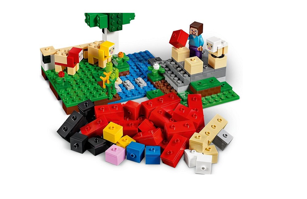 LEGO Minecraft Hodowla owiec 21153 kreatywna zabawa klocki rozwój dziecka