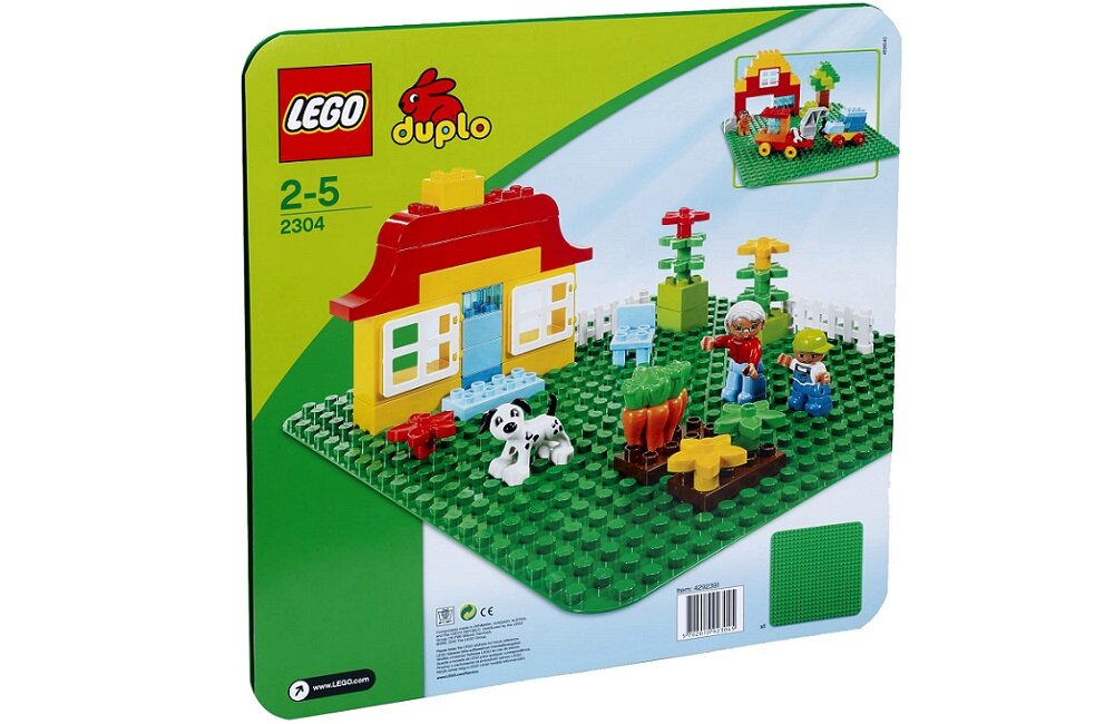 LEGO Duplo Płytka budowlana 2304 Spełnianie rygorystycznych standardów branżowych od 18 miesiąca życia