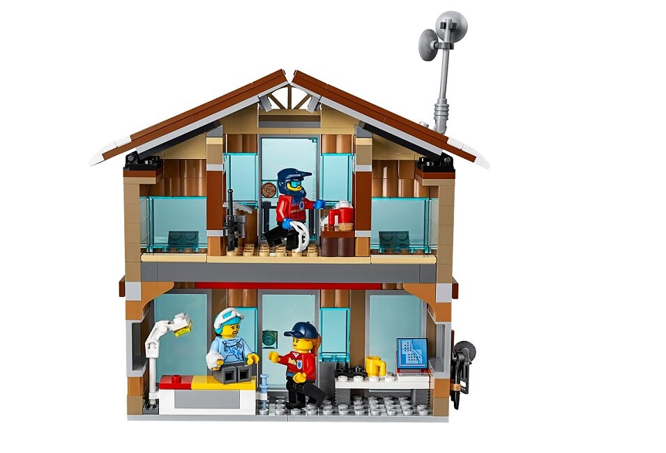 LEGO City Kurort narciarski 60203 snowpark  sklep narciarski pług śnieżny