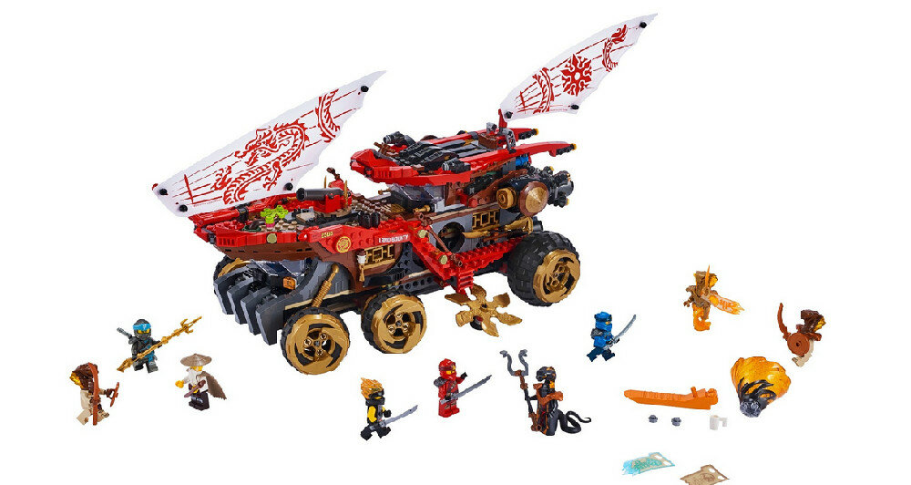 LEGO Ninjago Perła Lądu 70677 rozwój duża ilość elementów Perła Lądu