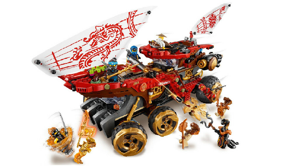 LEGO Ninjago Perła Lądu 70677 szczegóły elementy wymiary zestaw 