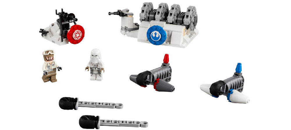 LEGO Star Wars Atak na generator na Hoth 75239 elementy broń tarcza