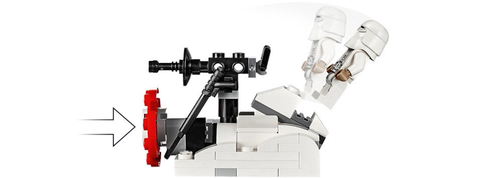 LEGO Star Wars Atak na generator na Hoth 75239 generator karabin