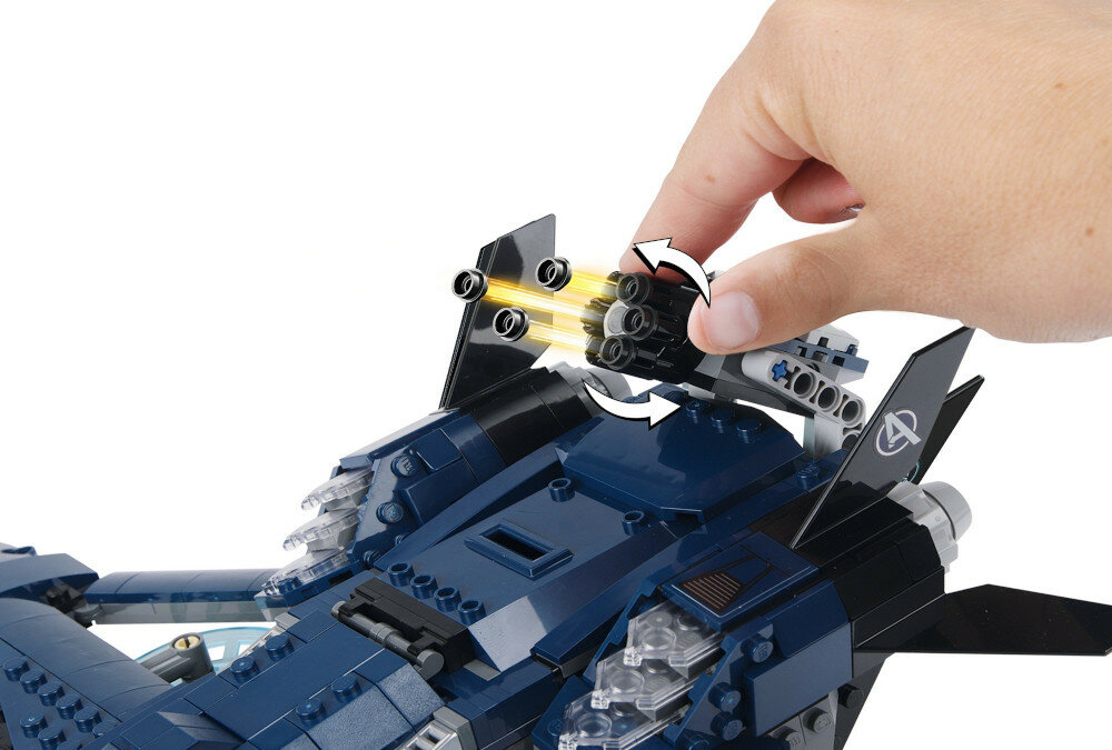 LEGO Marvel Wspaniały Quinjet Avengersów 76126