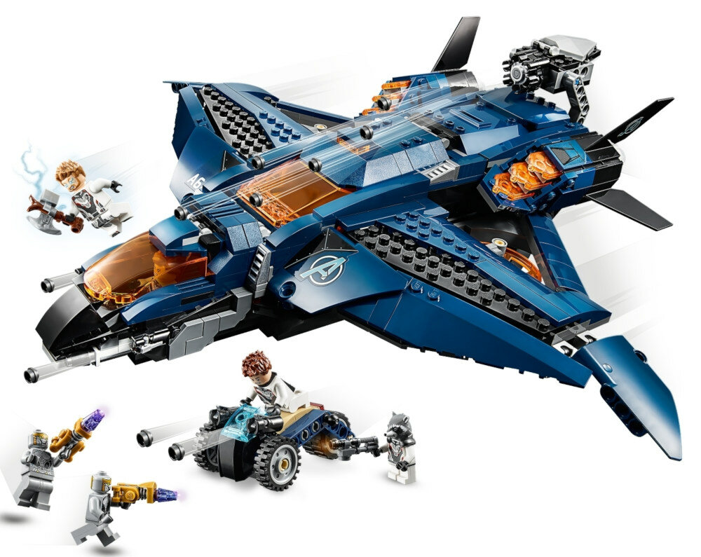 LEGO Marvel Wspaniały Quinjet Avengersów 76126