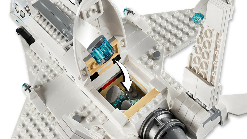 LEGO Spider-Man Odrzutowiec Starka i atak dronów - mechanizmy