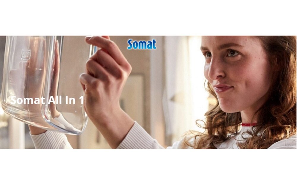 Tabletki do zmywarek SOMAT All in 1 48 szt Stworzone z myślą o Twoim komforcie karton stworzony z recyklingu