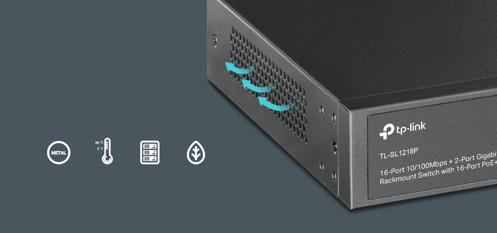 Switch TP.LINK TL.SL1218P zestaw
