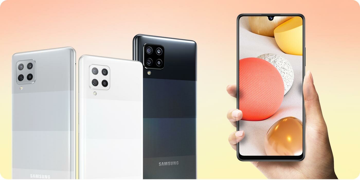 Telefony pokazane z tyłu w kolorze białym, czarnym oraz szarym Telefony pokazane z tyłu w kolorze białym, czarnym oraz szarym