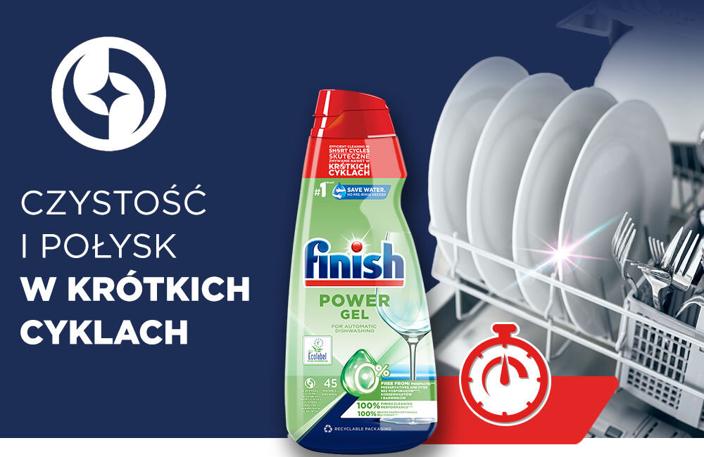 Żel do zmywarki FINISH All in 1 Max 900 ml Zero