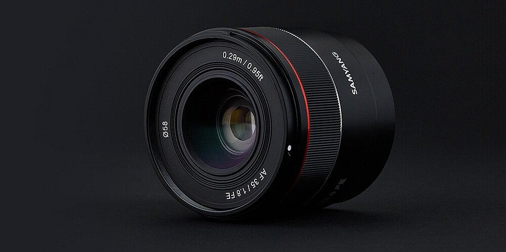Obiektyw SAMYANG AF 35mm f-1.8 Sony FE optyka soczewki af autofocus przysłona ogniskowa bagnet montaż