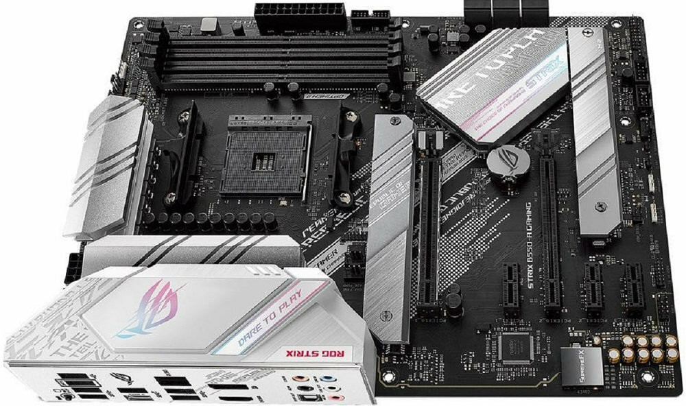 Płyta główna ASUS Rog Strix B550-A Gaming- chlodzenie Fan Xpert 4 OptiMem II