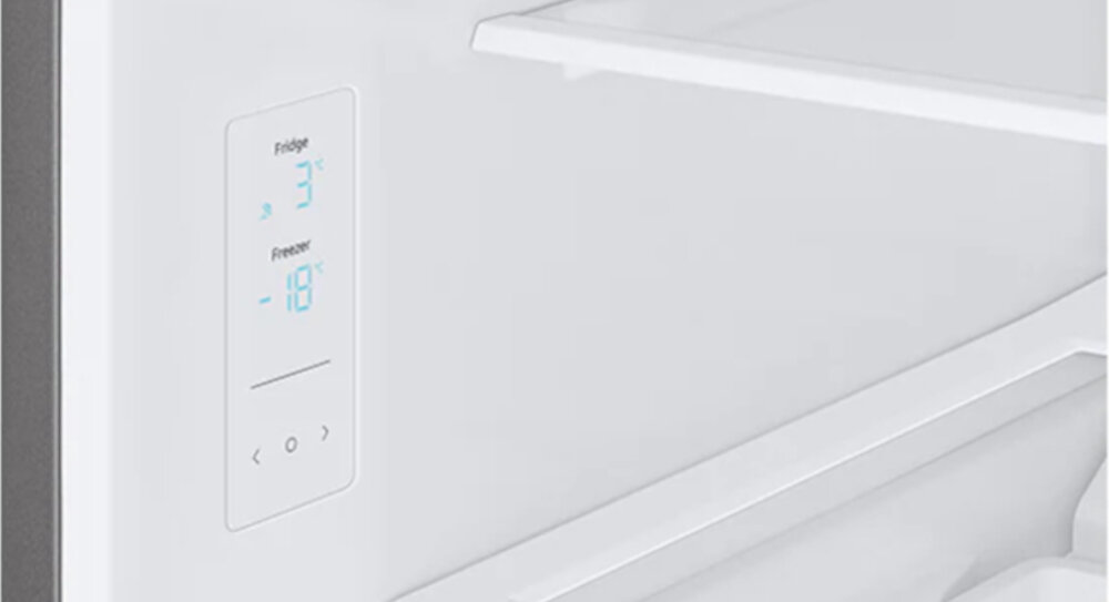 SAMSUNG-RB38T650ESA lodówka wyświetlacz temperatura zamrażarka