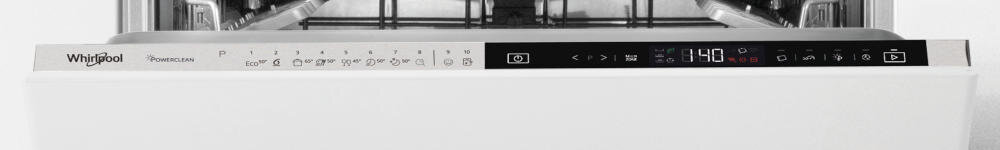 WHIRLPOOL czytelny wyświetlacz panel sterowanie elektroniczny program funkcje