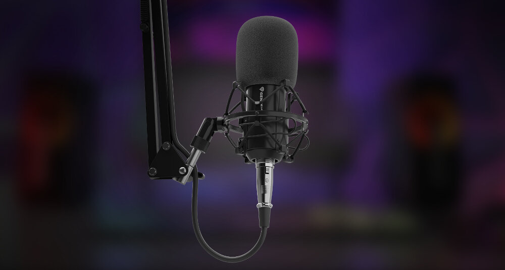 Mikrofon GENESIS Radium 300 XLR redukcja zakłóceń