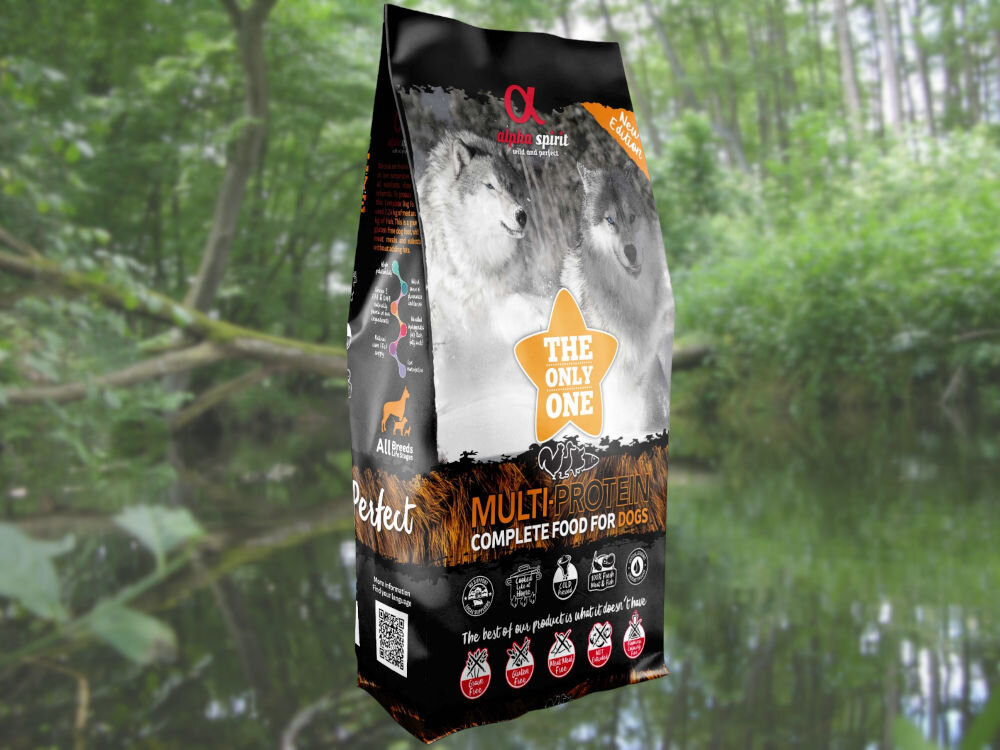 Karma dla psa ALPHA SPIRIT Multiprotein 12 kg naturalne składniki