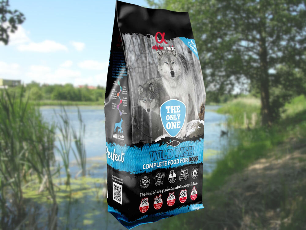 Karma dla psa ALPHA SPIRIT Wild Fish Biała Ryba 12 kg naturalne składniki