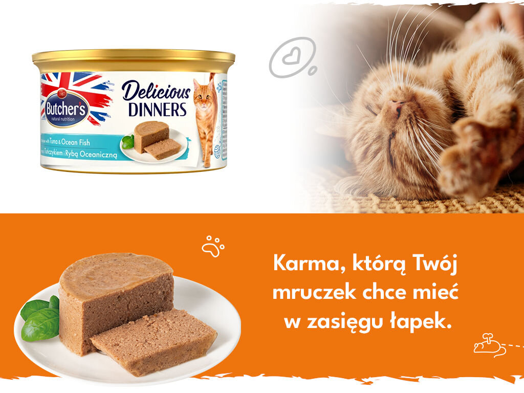 butchers delicious dinners kot grafika druga 85g