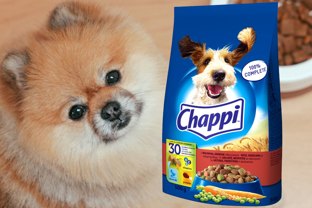 Karma dla psa CHAPPI™ Wołowina z drobiem i warzywami 500 g witaminy pierwiastki aminokwasy