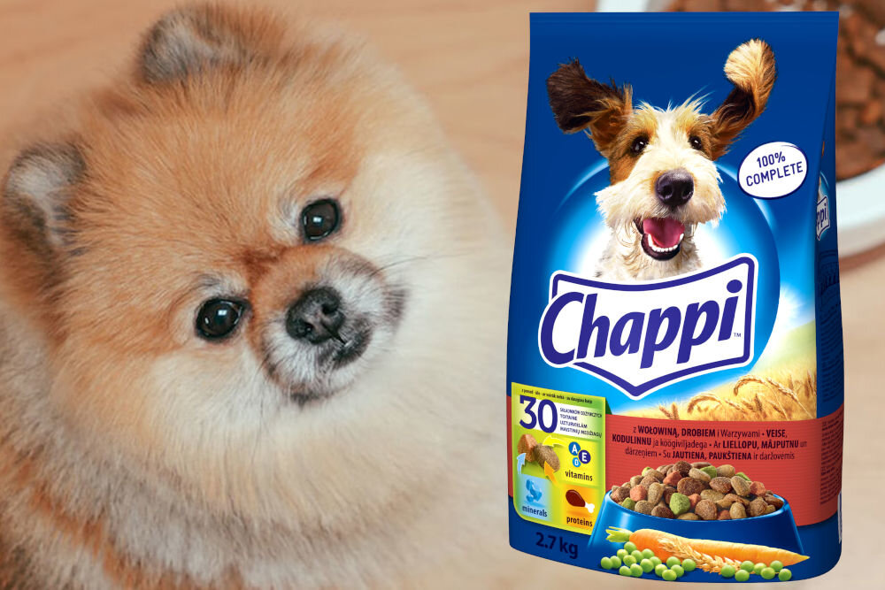 Karma dla psa CHAPPI™ Wołowina z drobiem i warzywami 2,7 kg witaminy pierwiastki aminokwasy