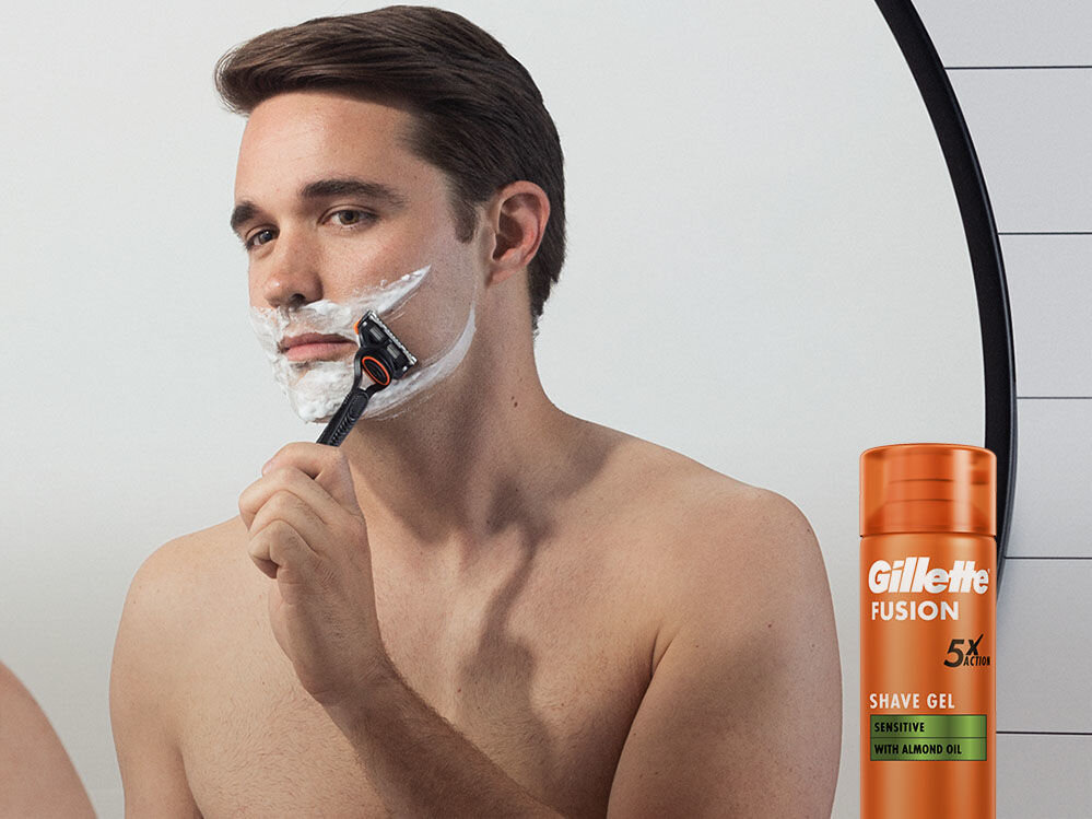 Golarka GILLETTE Fusion5 + 2 ostrza żel system stabilizacji