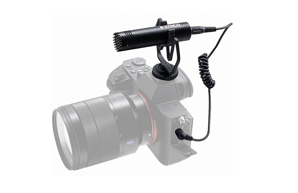 mikrofon SYNCO Mic M1 kosz antywibracyjny osłona przeciwwietrzna wytrzymały