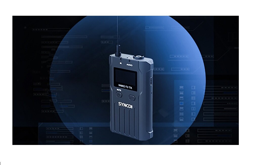 NADAJNIK ODBIORNIK SYNCO WMIC T3 technologia UHF duży zasięg