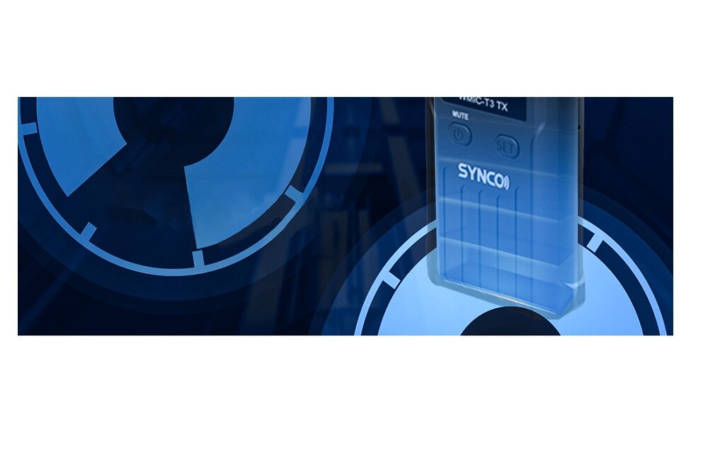 NADAJNIK ODBIORNIK SYNCO WMIC T3 Wytrzymała bateria stabilna praca