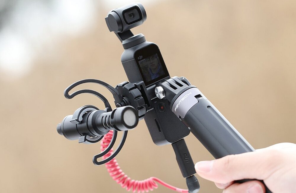 Mocowanie PGYTECH Data Port i Cold Shoe do Dji Osmo Pocket akcesoria