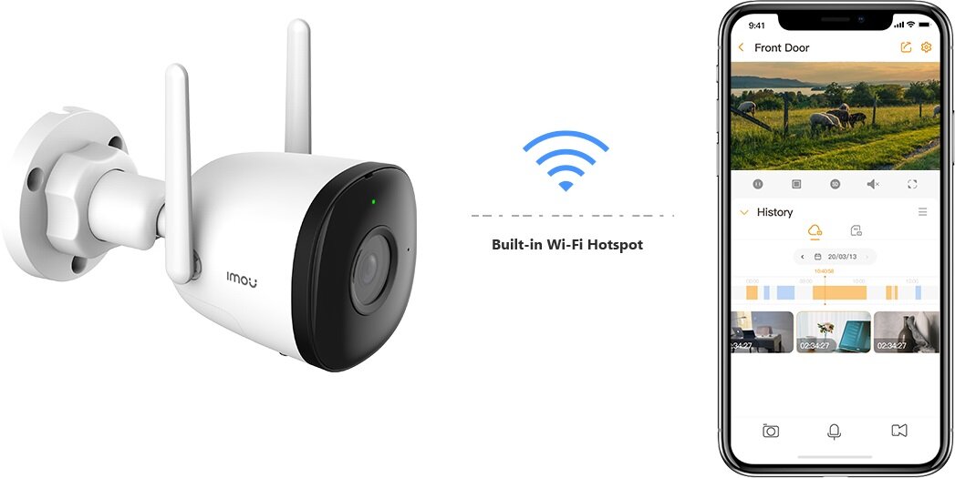 Kamera IMOU IPC-F22P - Zapisywanie filmów