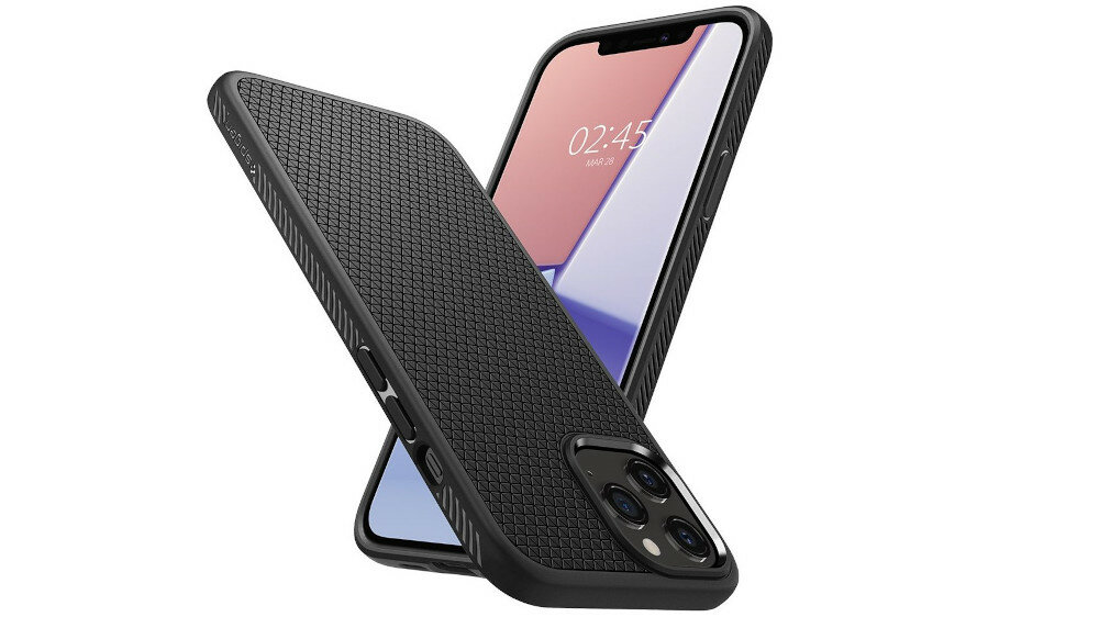 Etui SPIGEN Liquid Air do Apple iPhone 12/12 Pro Czarny styl i jakość