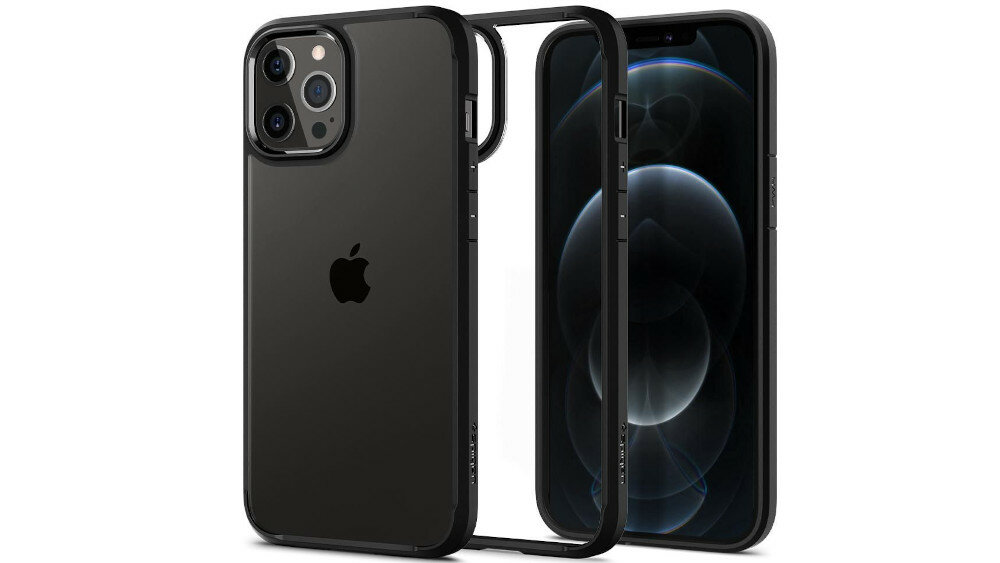 Etui SPIGEN Liquid Crystal do Apple iPhone 12 PRO Przezroczysty idealnie dopasowane cienka nakładka ładowanie bezprzewodowe wycięcia na porty