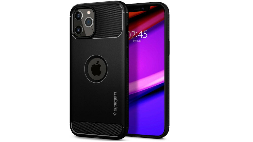 Etui SPIGEN Neo Hybrid do Apple iPhone 12/12 Pro Gunmetal tworzywo termoplastyczne wzmocnienia
