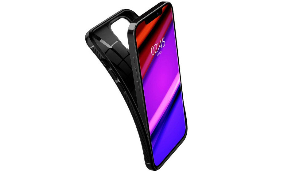 Etui SPIGEN Neo Hybrid do Apple iPhone 12/12 Pro Gunmetal ochrona osłona wycięcia na przyciski precyzja wykonania
