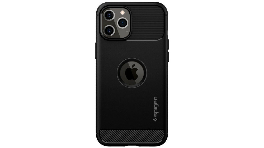 Etui SPIGEN Neo Hybrid do Apple iPhone 12/12 Pro Gunmetal jodełka design nowoczesny wygląd