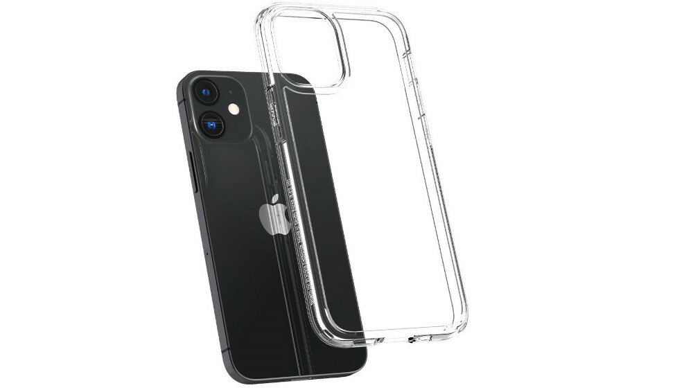 Etui SPIGEN Ultra Hybrid do Apple iPhone 12 Mini Przezroczysty ochrona na zarysowania wycięcia na porty