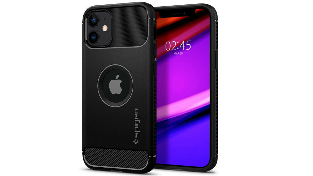 Etui SPIGEN Neo Hybrid do Apple iPhone 12 MINI tworzywo termoplastyczne wzmocnienia 