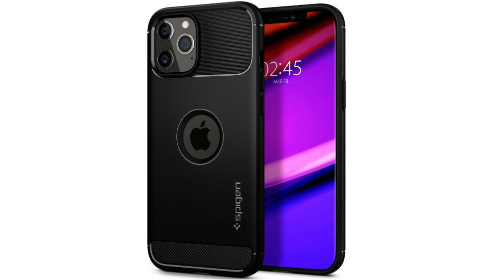 Etui SPIGEN Neo Hybrid do Apple iPhone 12 Pro Max Gunmetal tworzywo termoplastyczne wzmocnienia 