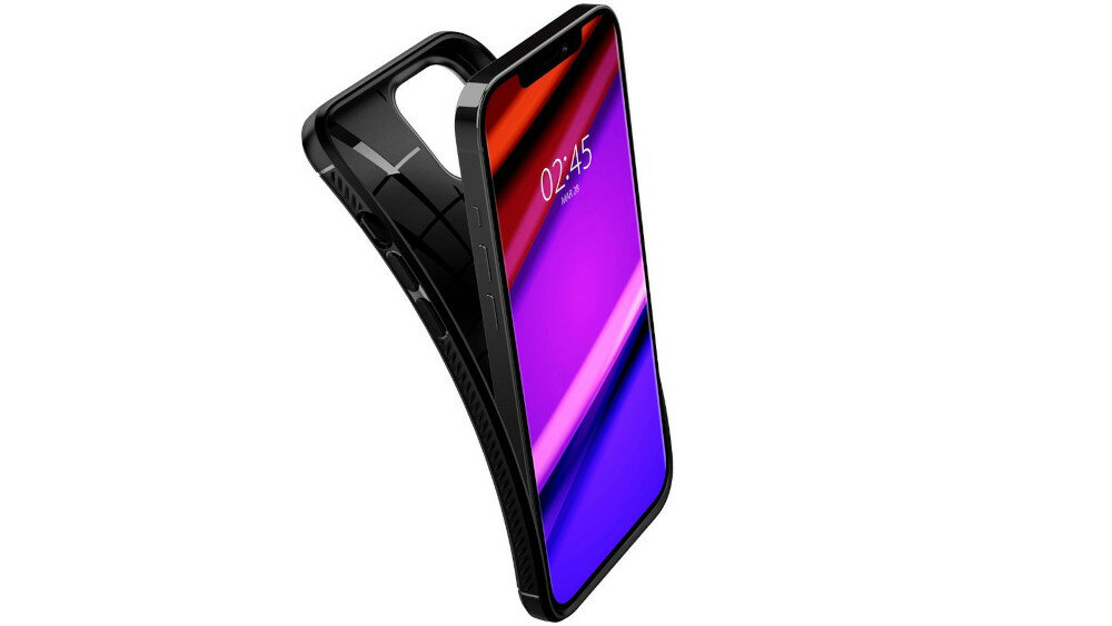 Etui SPIGEN Neo Hybrid do Apple iPhone 12 Pro Max Gunmetal ochrona osłona wycięcia na przyciski precyzja wykonania