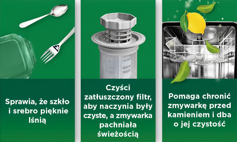 Kapsułki do zmywarki FAIRY Platinum Plus All in One Lemon nabłyszczanie czyszczenie