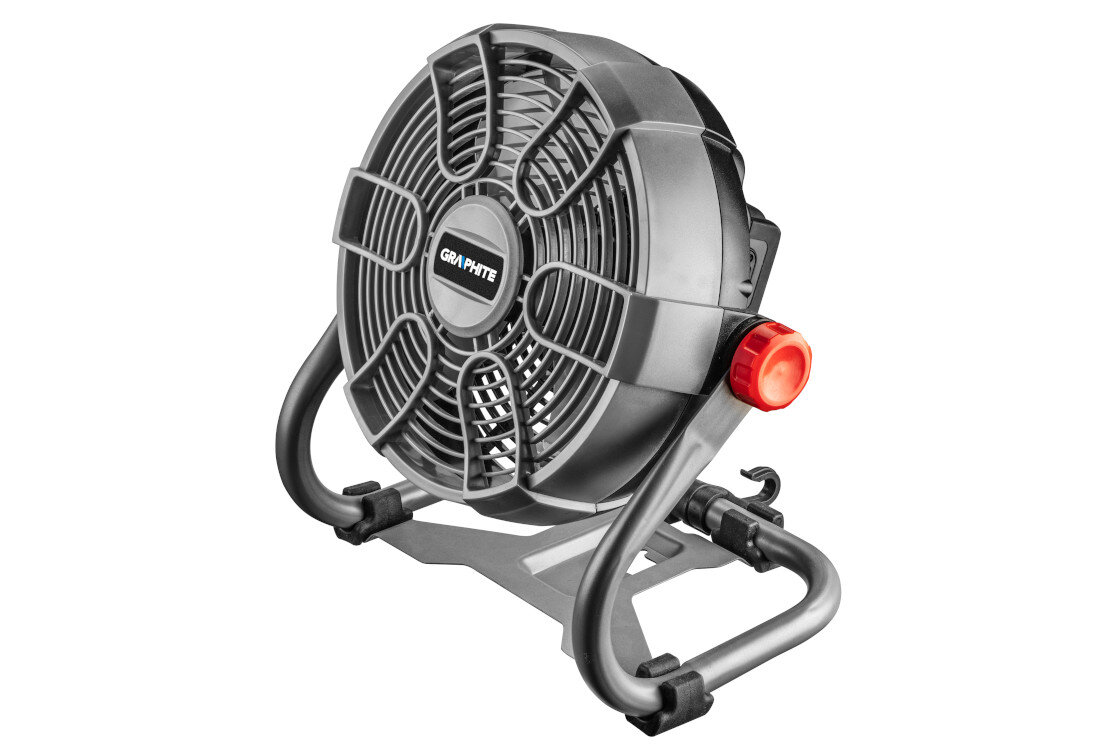 Wentylator GRAPHITE 58G080 Szary wygląd design prezentacja wizualizacja Mobilne chłodzenie
