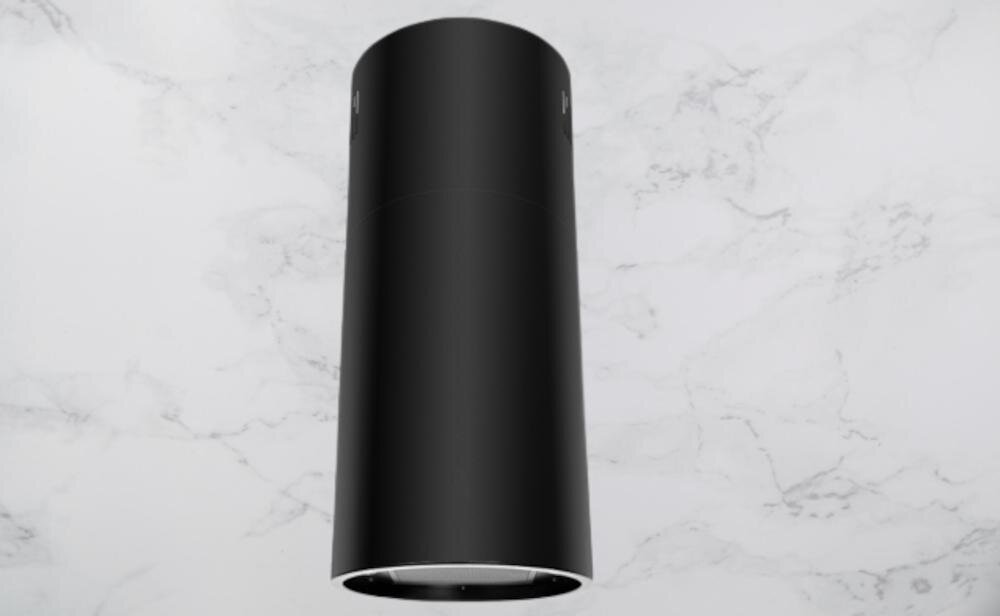 BERG Floydblack Isola okap wysoka wydajność cicha praca pochłanianie opary gotowanie komfortowa cisza