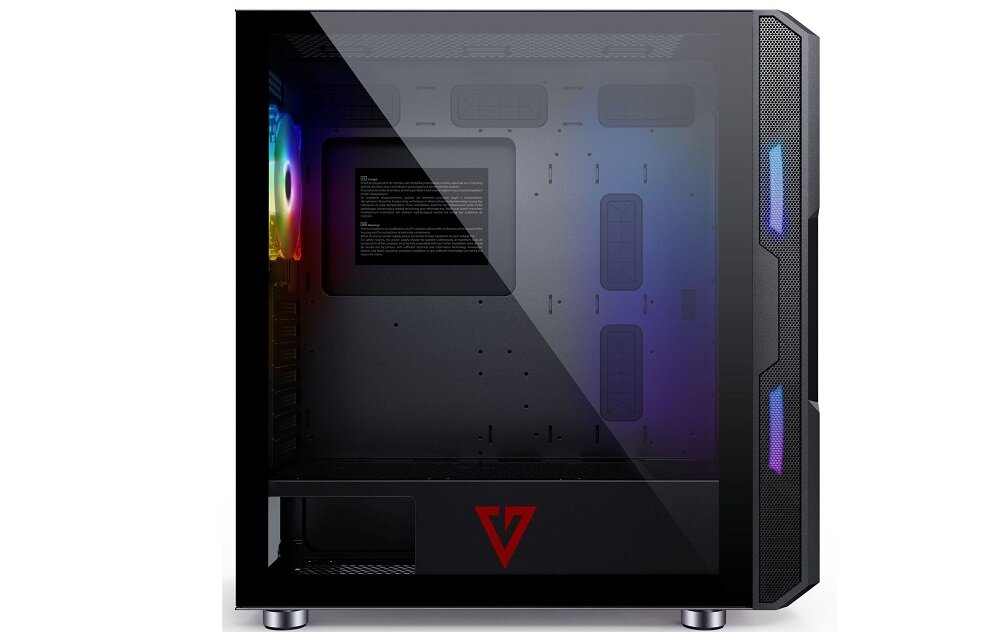 Obudowa Volcano Amirani - okno w obudowie design