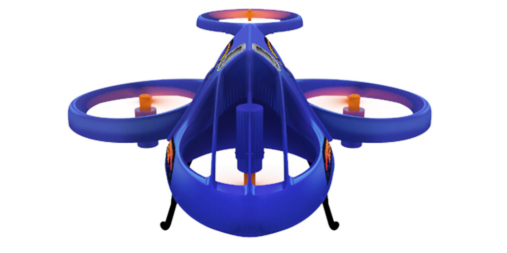 DRON SYMA TF1001 śmigła zabezpieczenie silniki bezszczotkowe