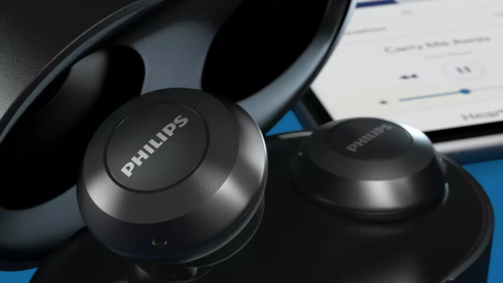 Słuchawki dokanałowe PHILIPS TAT8505BK - komfort